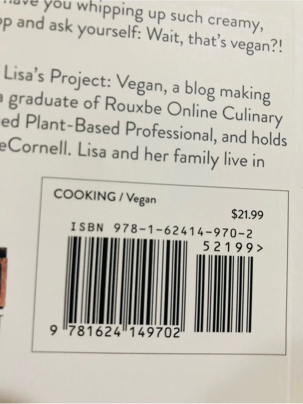 NEW Wait, That’s Vegan?! Cookbook - Lisa Dawn‎ Angerame